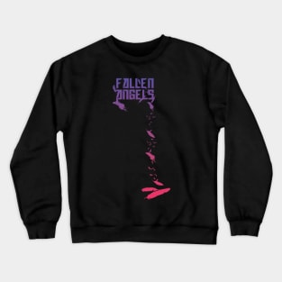 Fallen angels-pink/purple Crewneck Sweatshirt